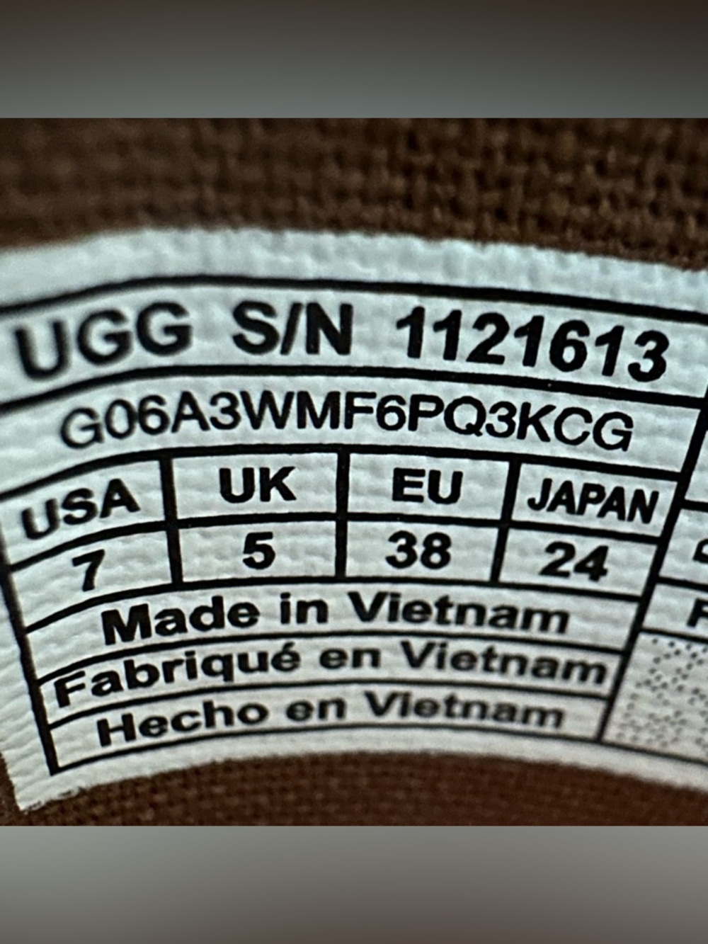 UGG Cahlvan Slip-On Sneakers Medium Brown Suede Women’s Size 7 - Picture 11 of 12